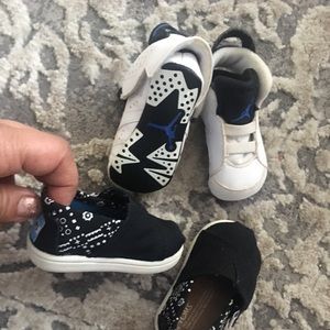 2 pairs of adorable baby shoes
